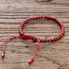 Balance and Harmony Lucky Handmade Buddhist Knots Rope Bracelet