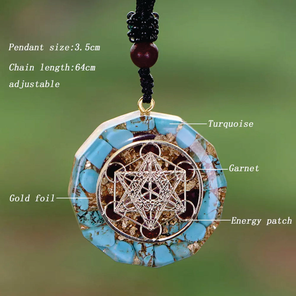 Orgonite EMF Radiation Protection Necklace