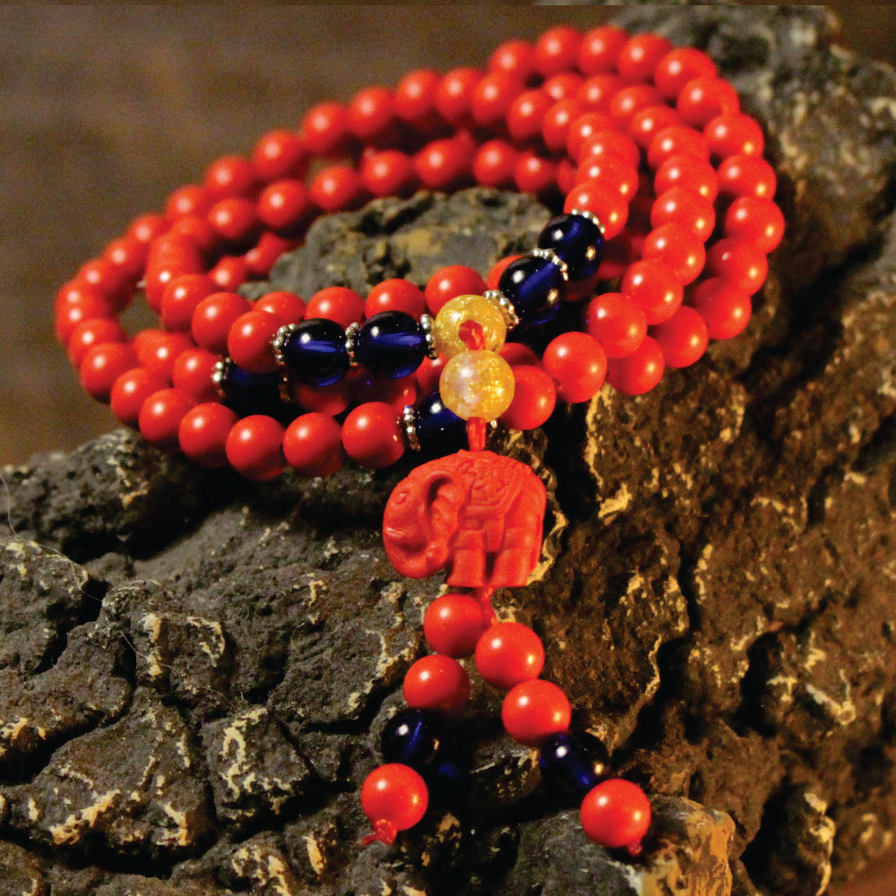 Ganesha's Wisdom - Mala Prayer Beads