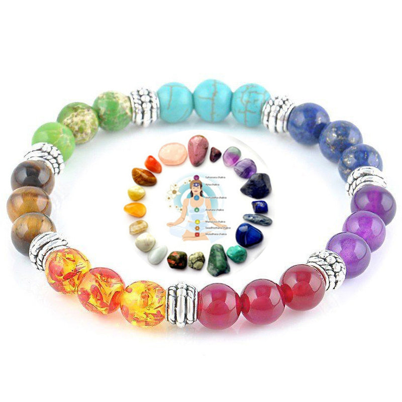 7 Chakra Healing Crystals Bracelet