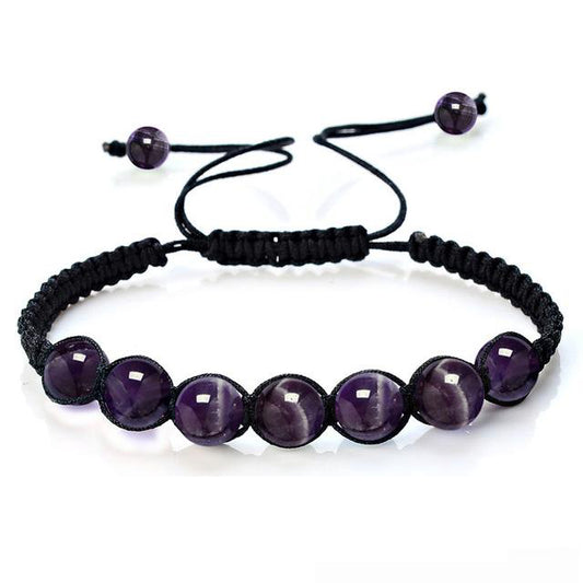 Braided Amethyst Bracelet