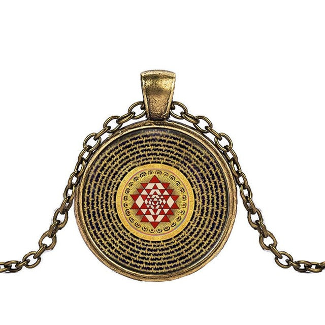 Sacred Sri Yantra Necklace + Pendant