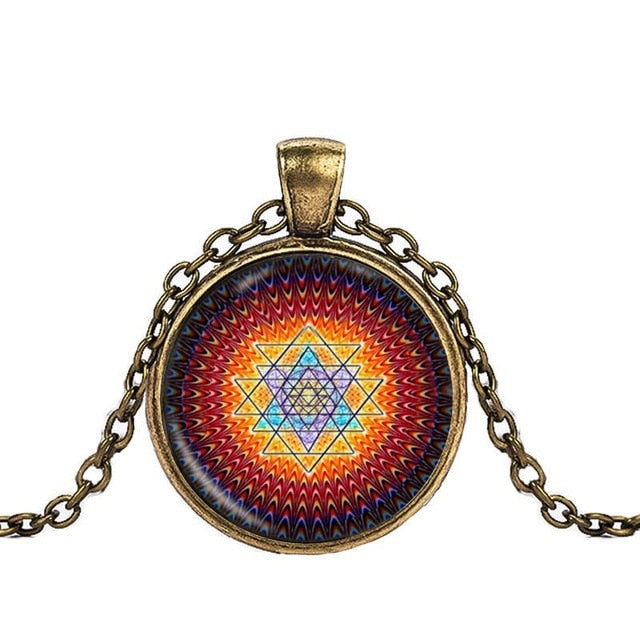 Sacred Sri Yantra Necklace + Pendant