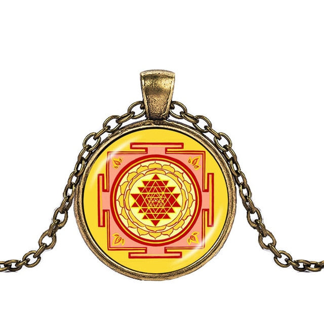 Sacred Sri Yantra Necklace + Pendant