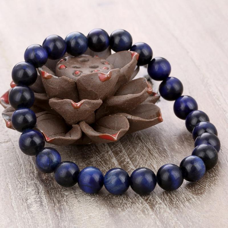 Natural Blue Tiger Eye Bracelet