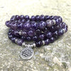 Amethysts 108 Mala Bracelet