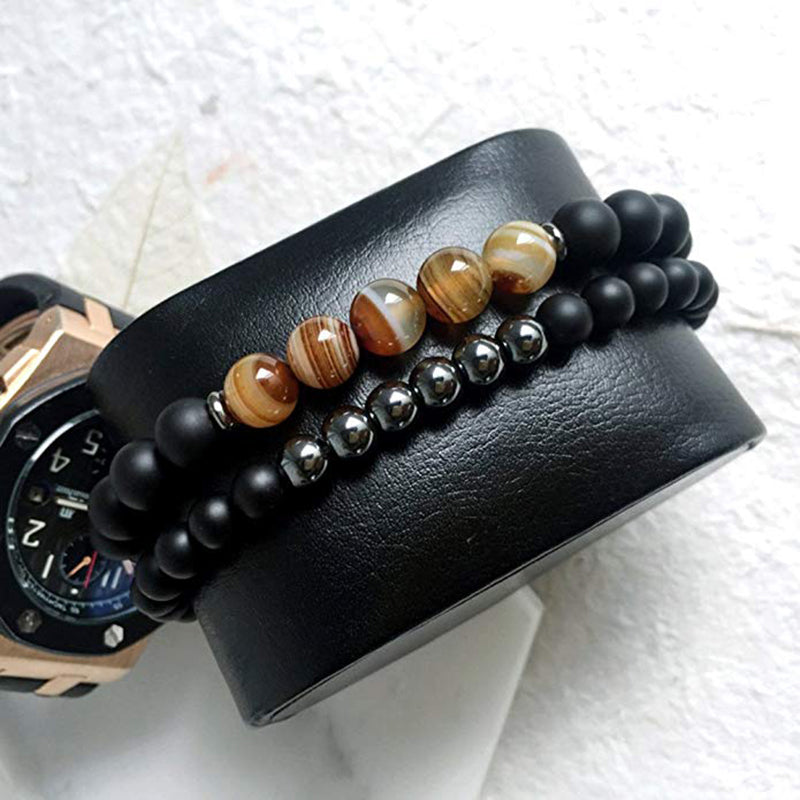 Balancing Hematite Agate Protection Bracelets